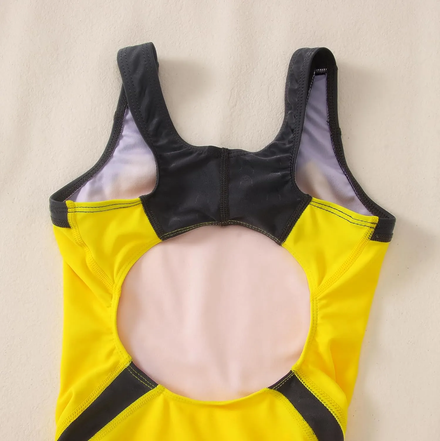 MODNTOGA Competition Swimsuit Girl Swim Team Swimsuit Kids Girls Athletic Swimsuit One Piece Youth Swimwear for 4-16 Years