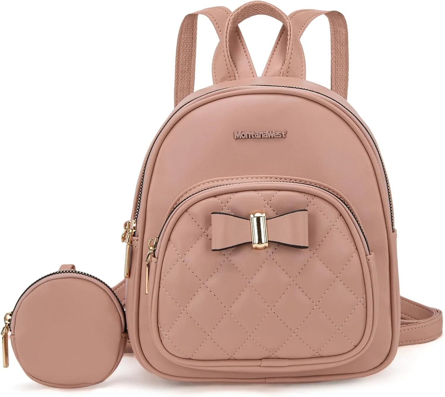 Montana West Mini Backpack Purse Casual Backpacks for Women Gift with a Coin Pounch