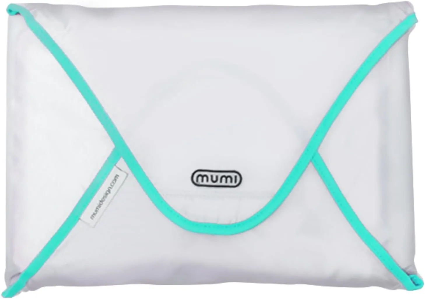MUMI Design Travel Garment Bag Clothes Folder  14.5 x 10.5 Packing Bag & Organizer for Luggage | Large-Capacity, Anti-Wrinkle Garment Bags for Travel, Carry-On Suitcases & Clothing Storage (Aqua)