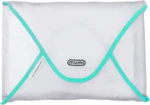 MUMI Design Travel Garment Bag Clothes Folder  14.5 x 10.5 Packing Bag & Organizer for Luggage | Large-Capacity, Anti-Wrinkle Garment Bags for Travel, Carry-On Suitcases & Clothing Storage (Aqua)