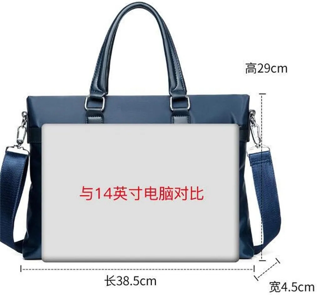 Oxford Cloth Men's Bag Horizontal Handbag Business Travel Leisure Computer Bag Men's Briefcase