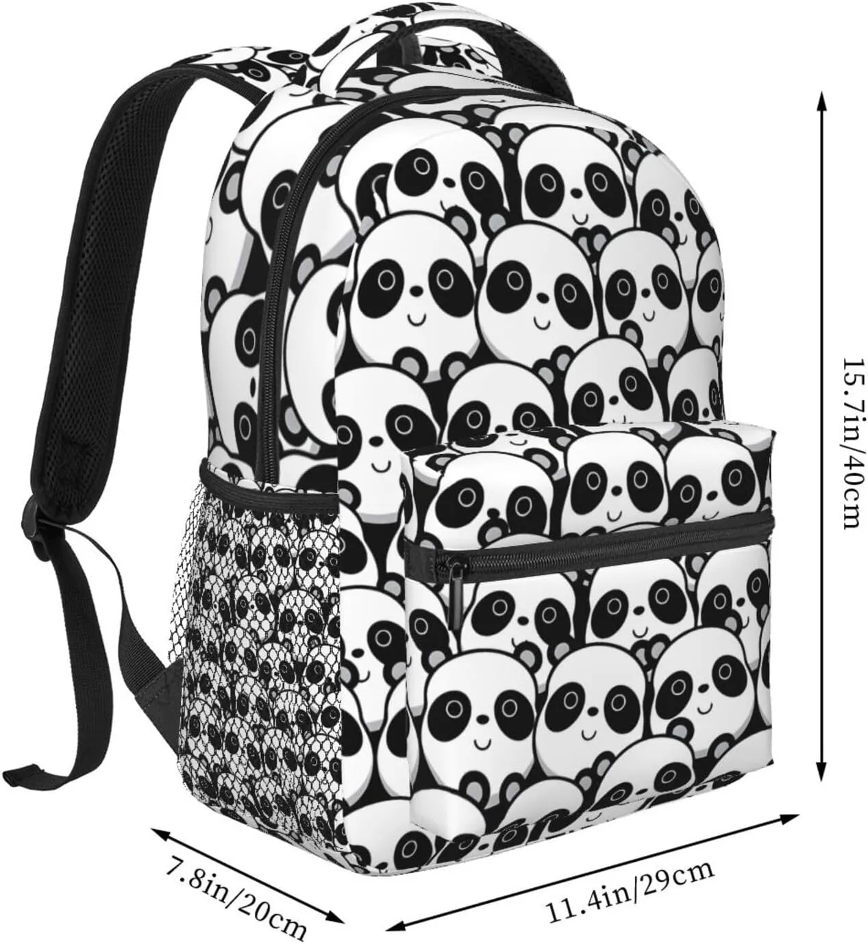 Panda Travel Laptop Backpack Women Lightweight Backpack Adjustable College Backpack Fits 15.6 Inch Laptop Waterproof Travel Backpack for Travel, Women
