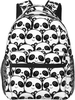 Panda Travel Laptop Backpack Women Lightweight Backpack Adjustable College Backpack Fits 15.6 Inch Laptop Waterproof Travel Backpack for Travel, Women