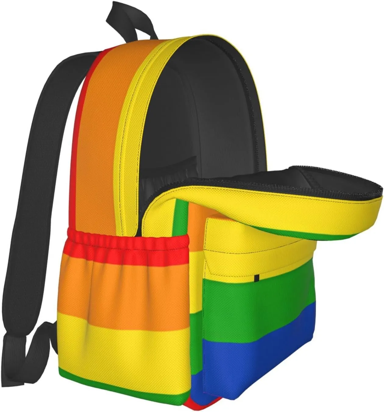Philadelphia Pride Flag Laptop Backpack Shoulder Bag Laptop Pack Travel Backpacks Commuter Back Pack Casual Daypack Bags With Side Pockets