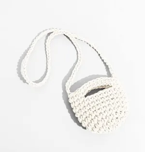 Plaited Small Phone Purse for Women Crochet Saddle Crossbody Bag Colorful Mini Tote Handbag Knitting (Color : E, Size : 17 * 13cm)