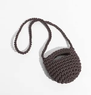 Plaited Small Phone Purse for Women Crochet Saddle Crossbody Bag Colorful Mini Tote Handbag Knitting (Color : F, Size : 17 * 13cm)