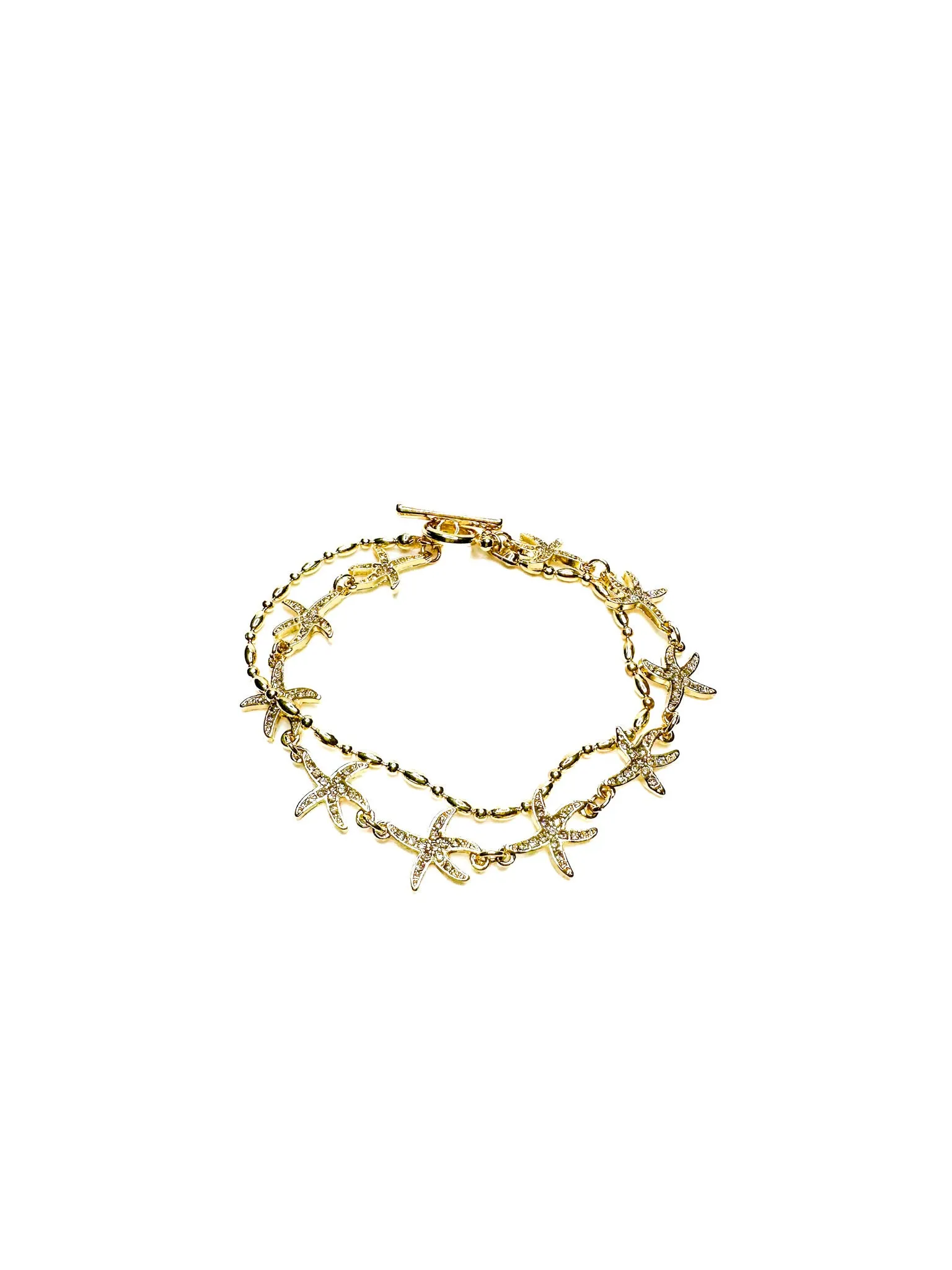 Rosemary Golden Starfish Bracelet