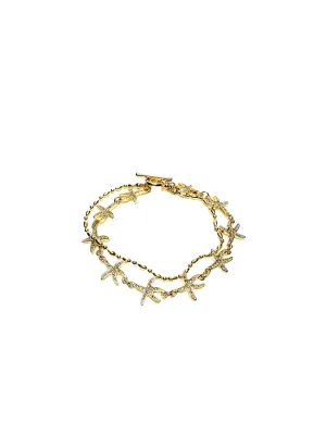 Rosemary Golden Starfish Bracelet