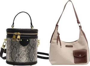 RTGGSEL snake bucket handbags