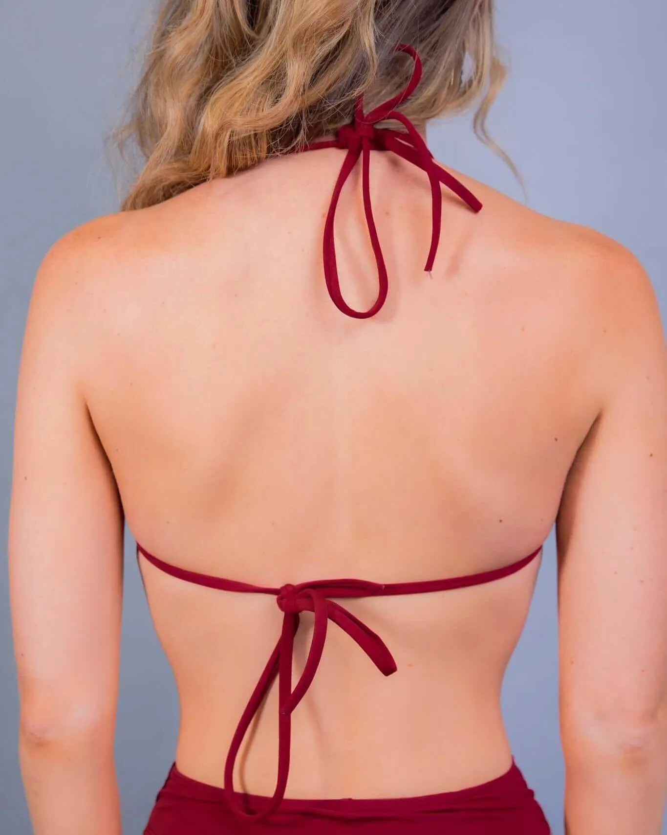 Scarlet Strappy Bikini Top