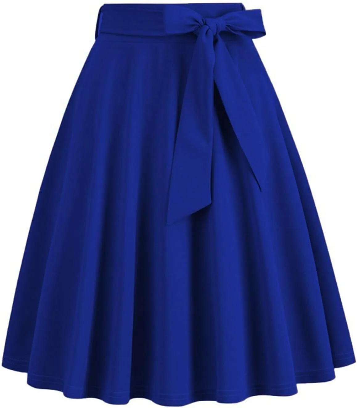 Skirts for Women Knee Length Summer Vacation Comfy Pleated a Line Skirts High Waisted Swing Skater Skirt