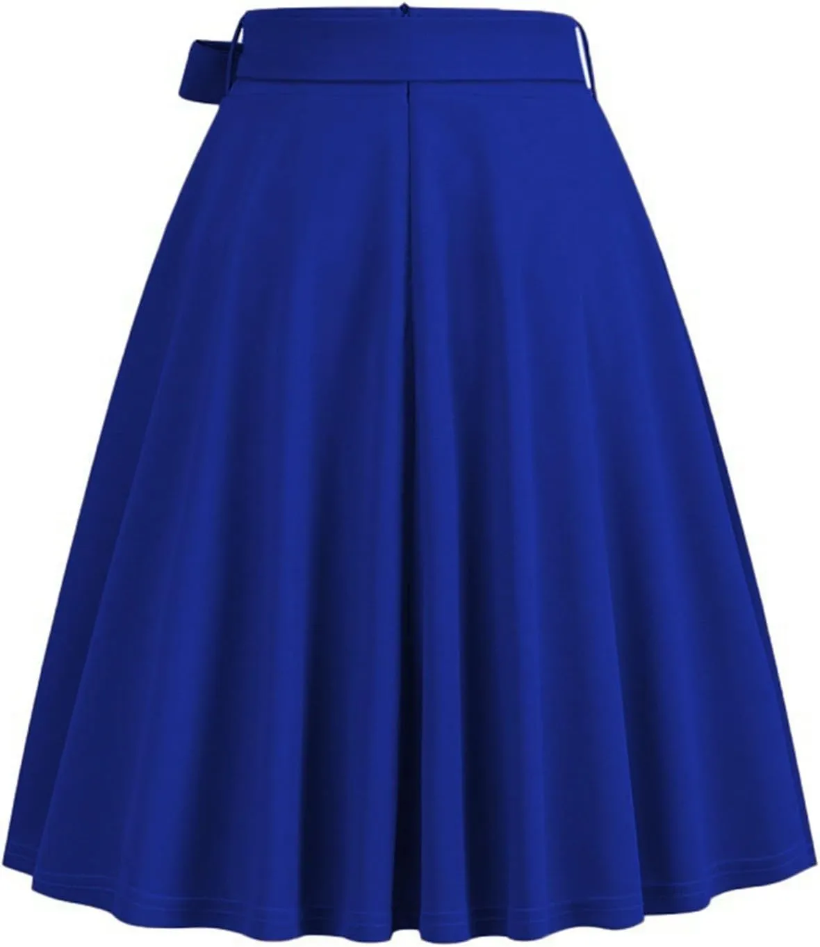Skirts for Women Knee Length Summer Vacation Comfy Pleated a Line Skirts High Waisted Swing Skater Skirt
