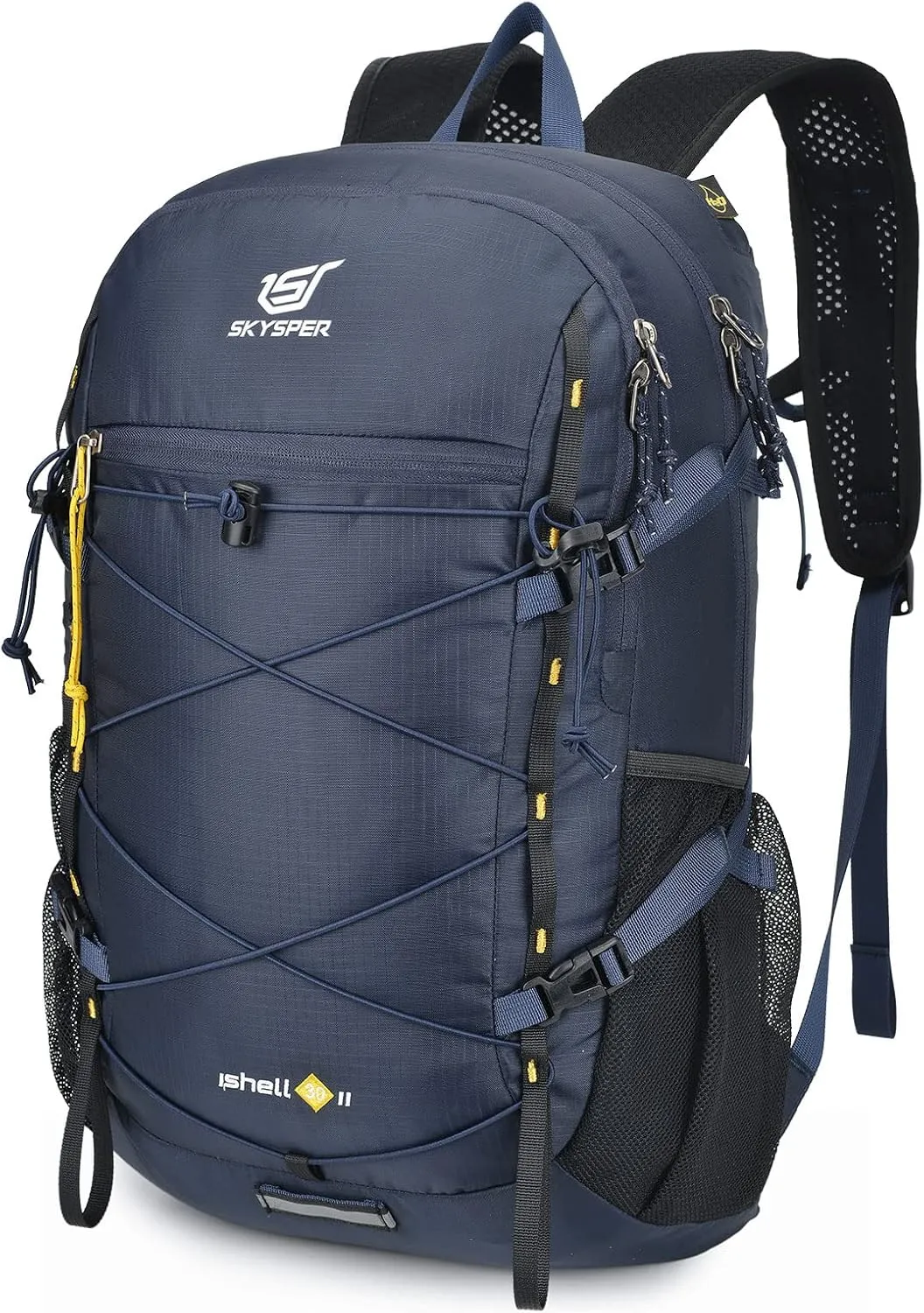SKYSPER Packable Hiking Backpack 30L Lightweight Daypack Travel Backpacks for Women MenBlue