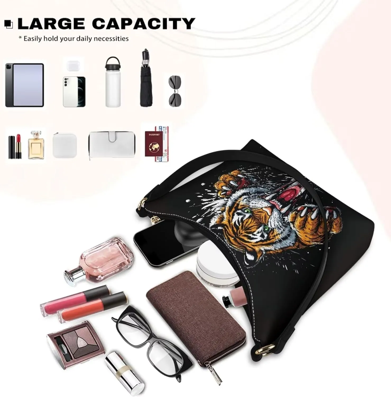 Small Crescent Shoulder Bags Purses for Women Soft Underarm Purse Hobo Tote Handbag
