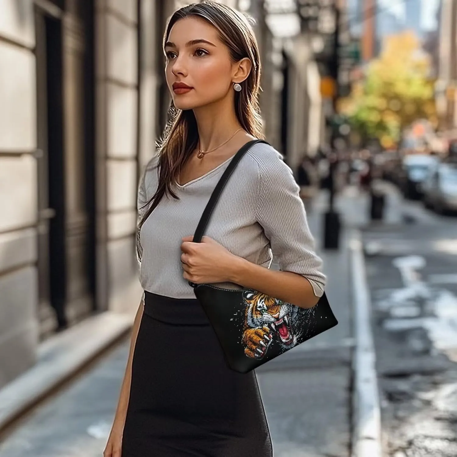 Small Crescent Shoulder Bags Purses for Women Soft Underarm Purse Hobo Tote Handbag