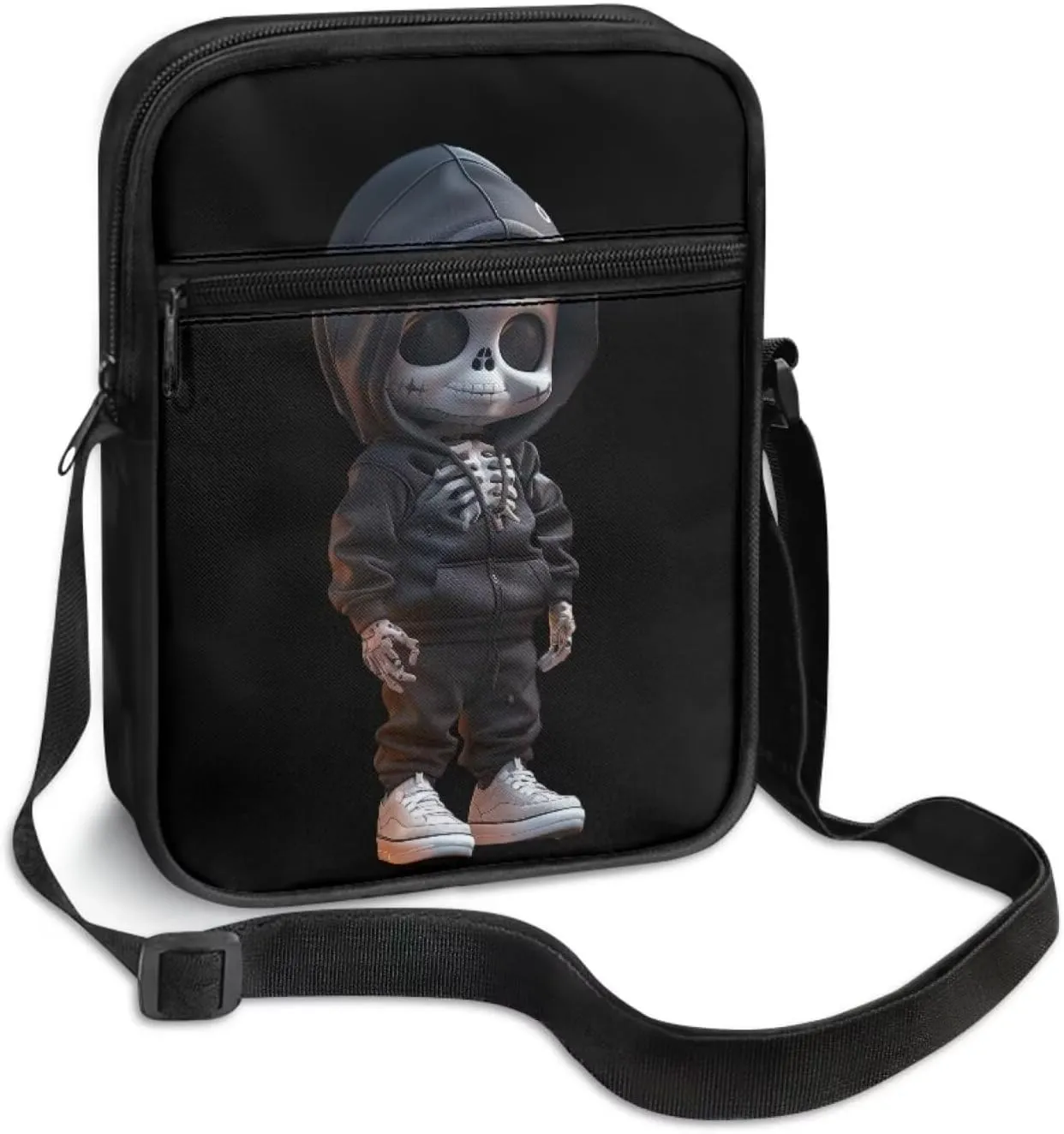 Small Crossbody Shoulder Bags Polyester Satchel Messenger Sling Purse Bag for Women Men