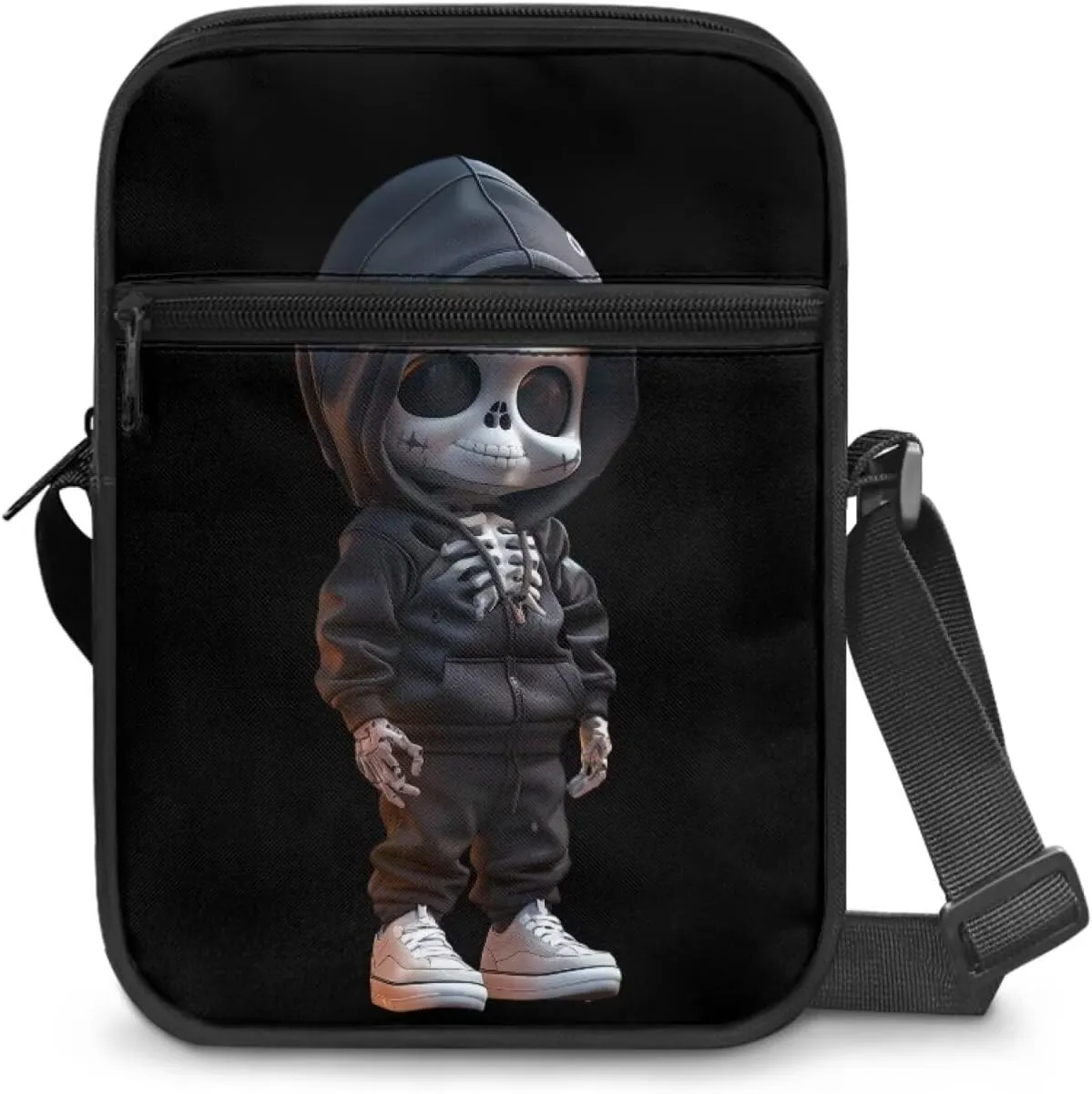 Small Crossbody Shoulder Bags Polyester Satchel Messenger Sling Purse Bag for Women Men