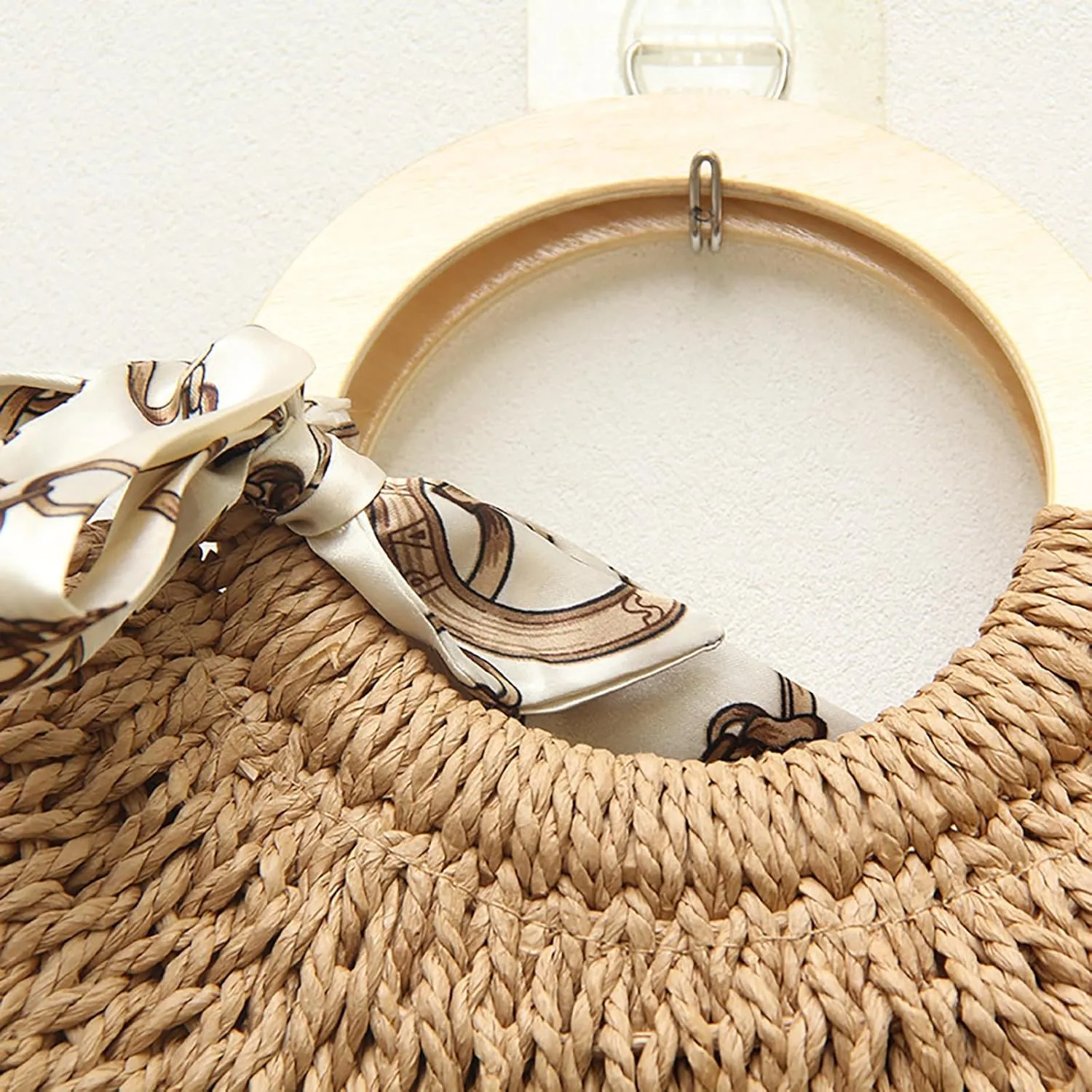 Straw Woven Crossbody Bags Hobo Bags for Summer Fashion Woven Tote Bag Crochet Handbag