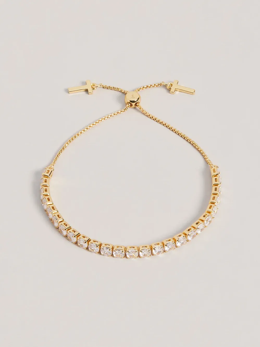 TED BAKER MELRAH CRYSTAL DRAWSTRING BRACELET