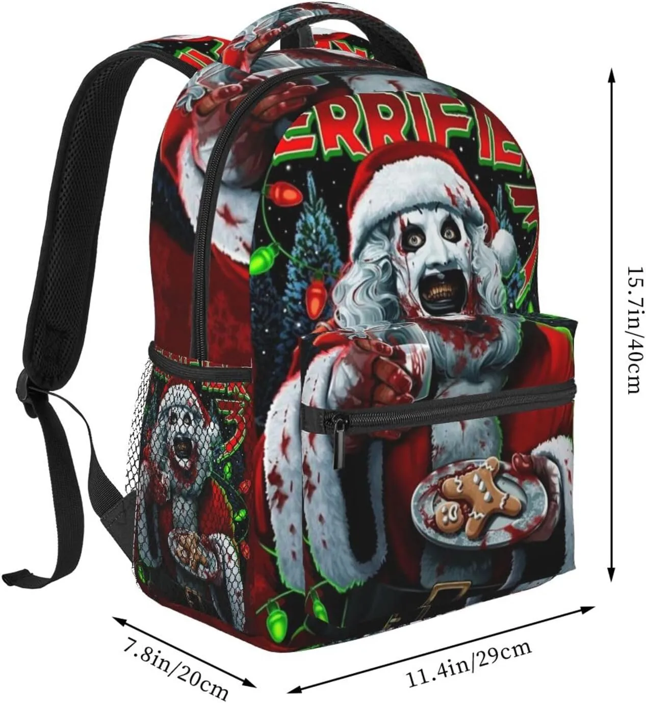 Terri-fier Backpack Lightweight Printed Backpacks Travel Backpack,Leisure Laptop Backpack One Size