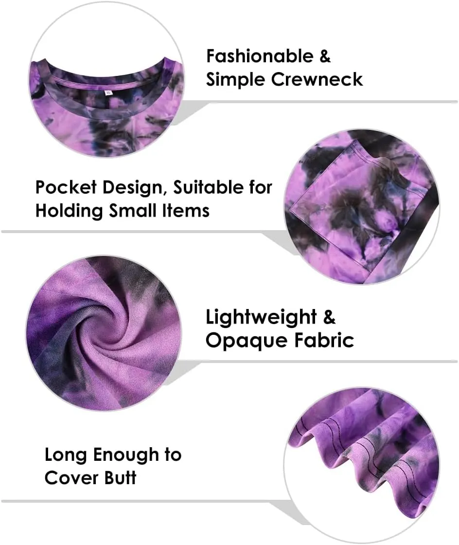 TIYOMI Plus Size Shirts for Women Pocket Long Tunic Tops Summer Casual T-Shirts XL-5XL