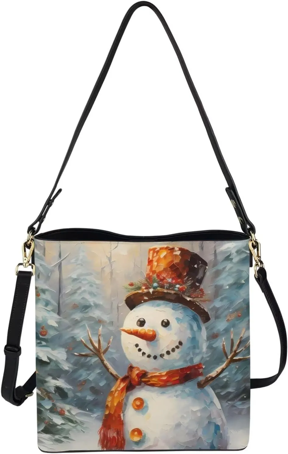 TSOVTHTID Large Crossbody Bucket Bags for Women Hobo Tote Handbag Suitable for Work School Travel Outdoor