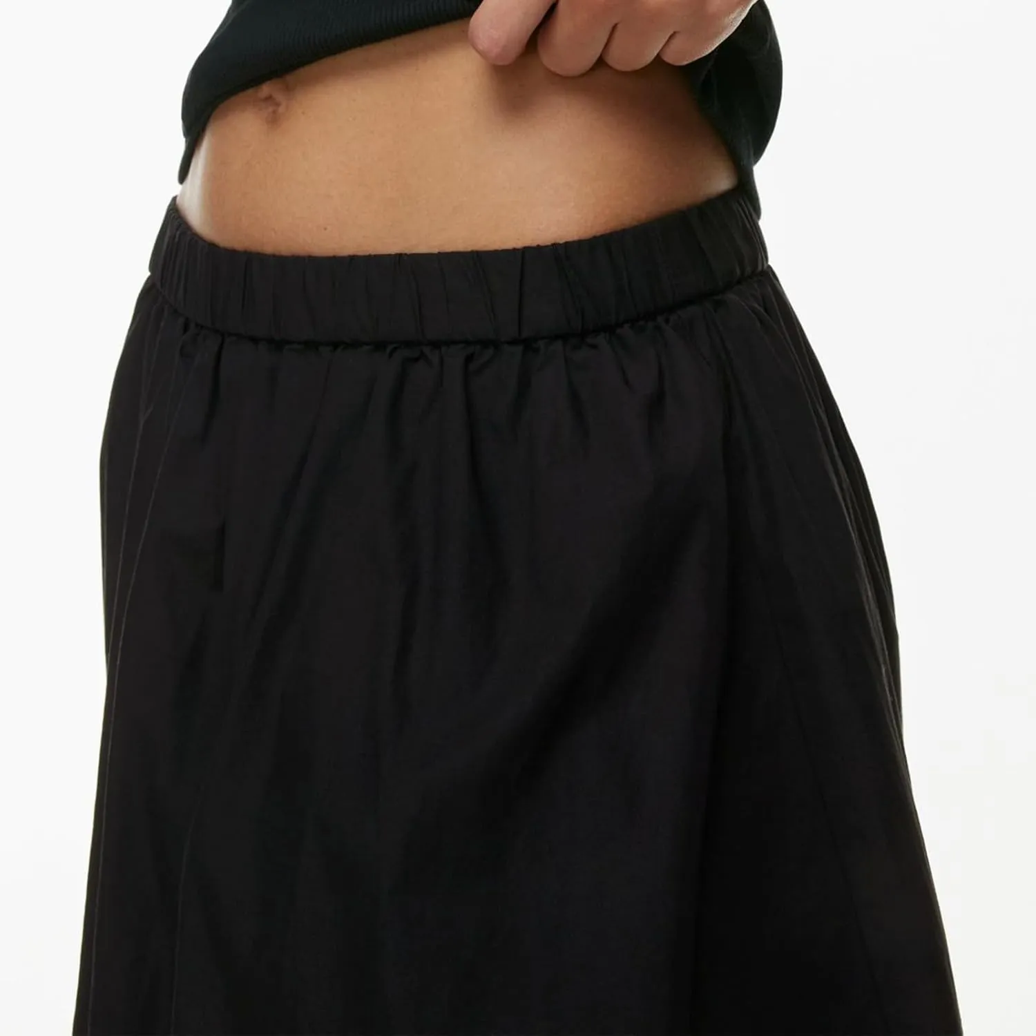 Women Y2k Bubble Maxi Skirt Casual Elastic Waist Flowy A Line Long Skirt Summer Ruffle Midi Skirt Dress Streetwear