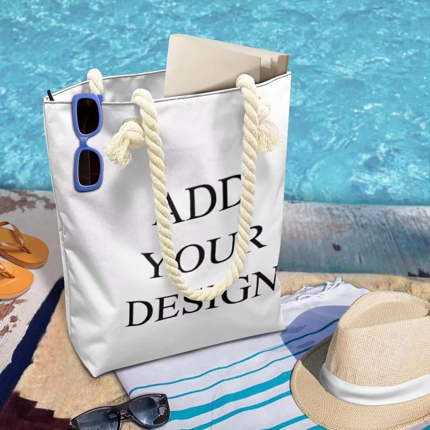 Womens Fashion Tote Bags Soft Crossbody Beach Tote Bags with Zipper for Hawaii Vacation