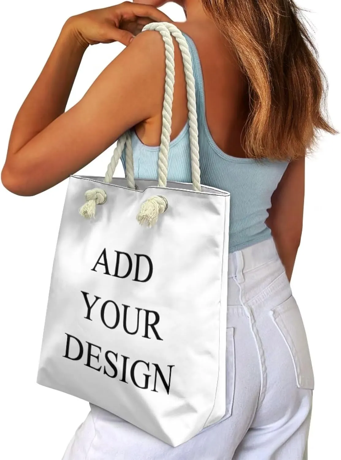 Womens Fashion Tote Bags Soft Crossbody Beach Tote Bags with Zipper for Hawaii Vacation