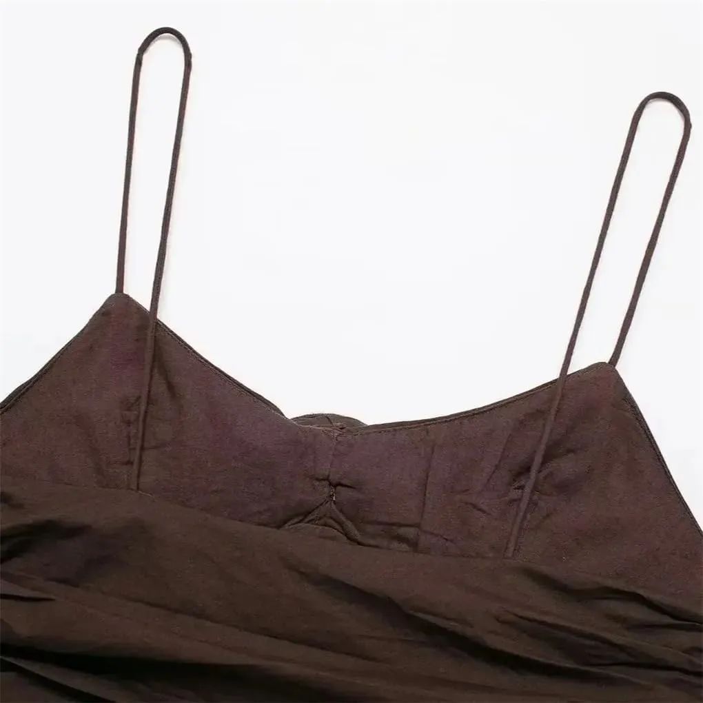 Women's Floral Pleated Camisole