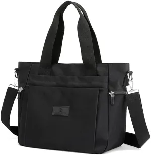 Women's Nylon Handbags Shoulder Bags Ladies Casual Top Handle Handbag Shopper Tote Purse