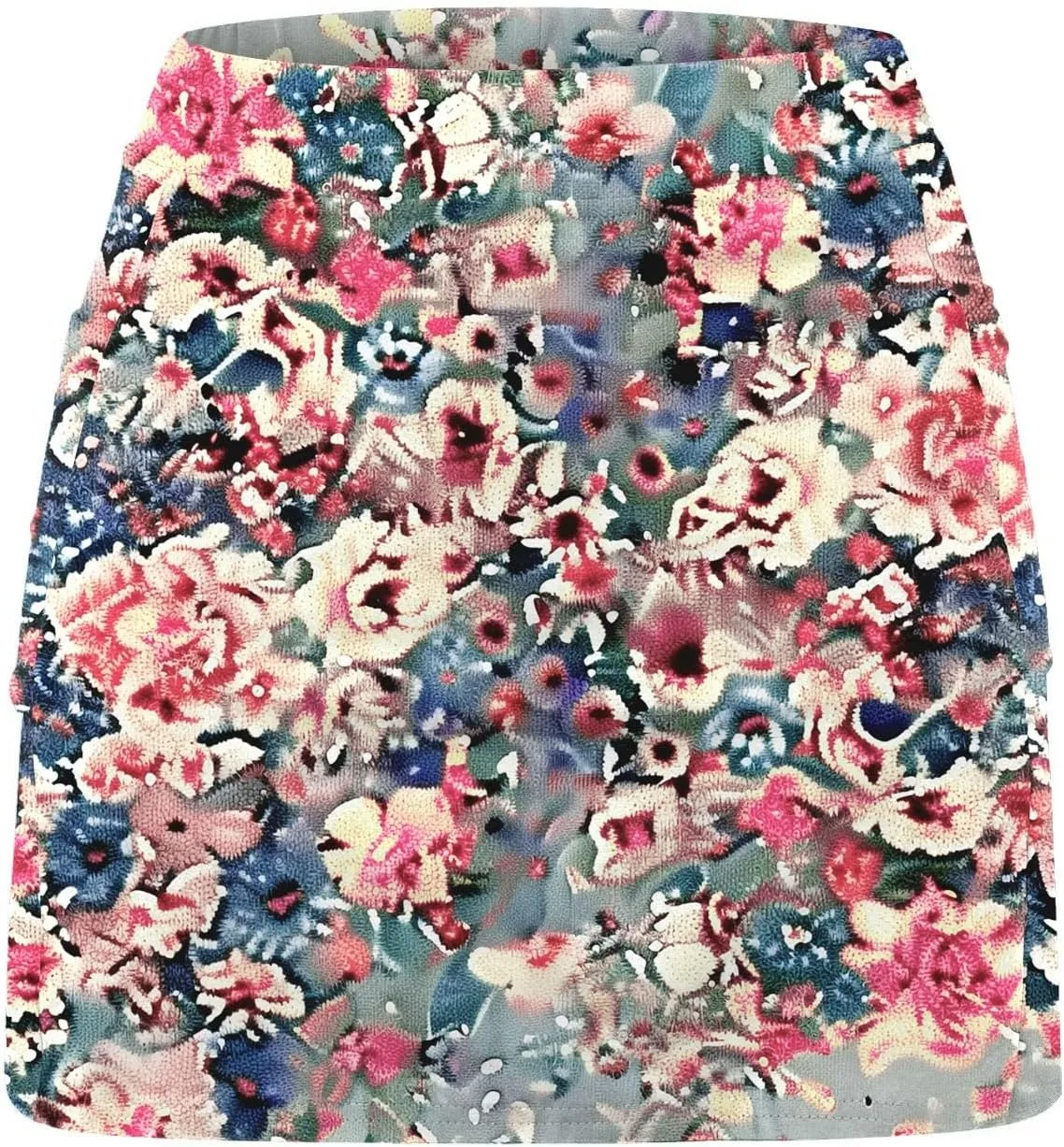 Women's Sports Skorts Floral Print Running Exercise Yoga Mini Skirt Workout Gym Athletic 2 in 1 Tennis Shorts Activewear 2024