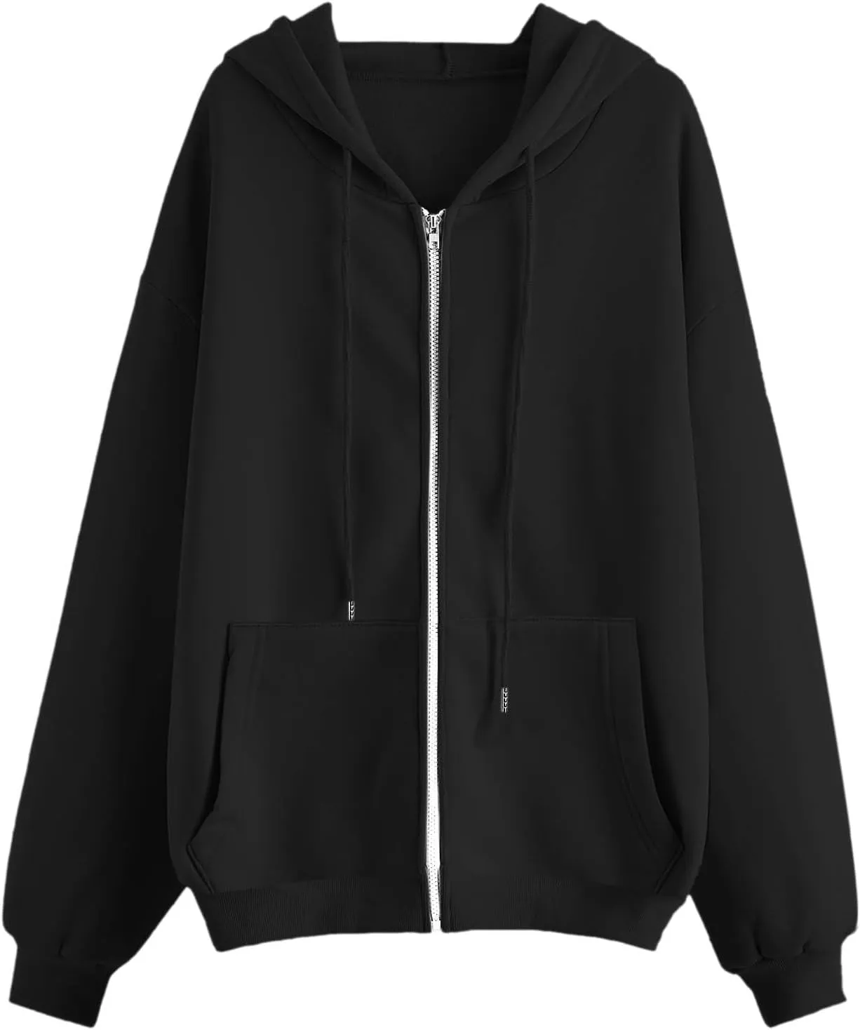 Womens Zip Up Hoodies 2025 Fall Winter Fashion Long Sleeve Hooded Sweatshirts Long Sleeve Casual Lightweight Y2k Jacket