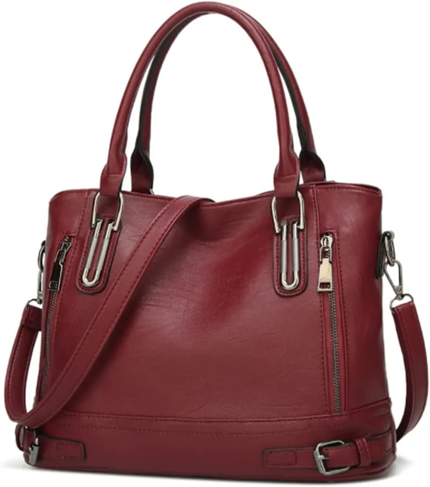 YAQUNICER Women's Bucket Bag Retro Shoulder Bags Fashion Handbag Satchel Purse