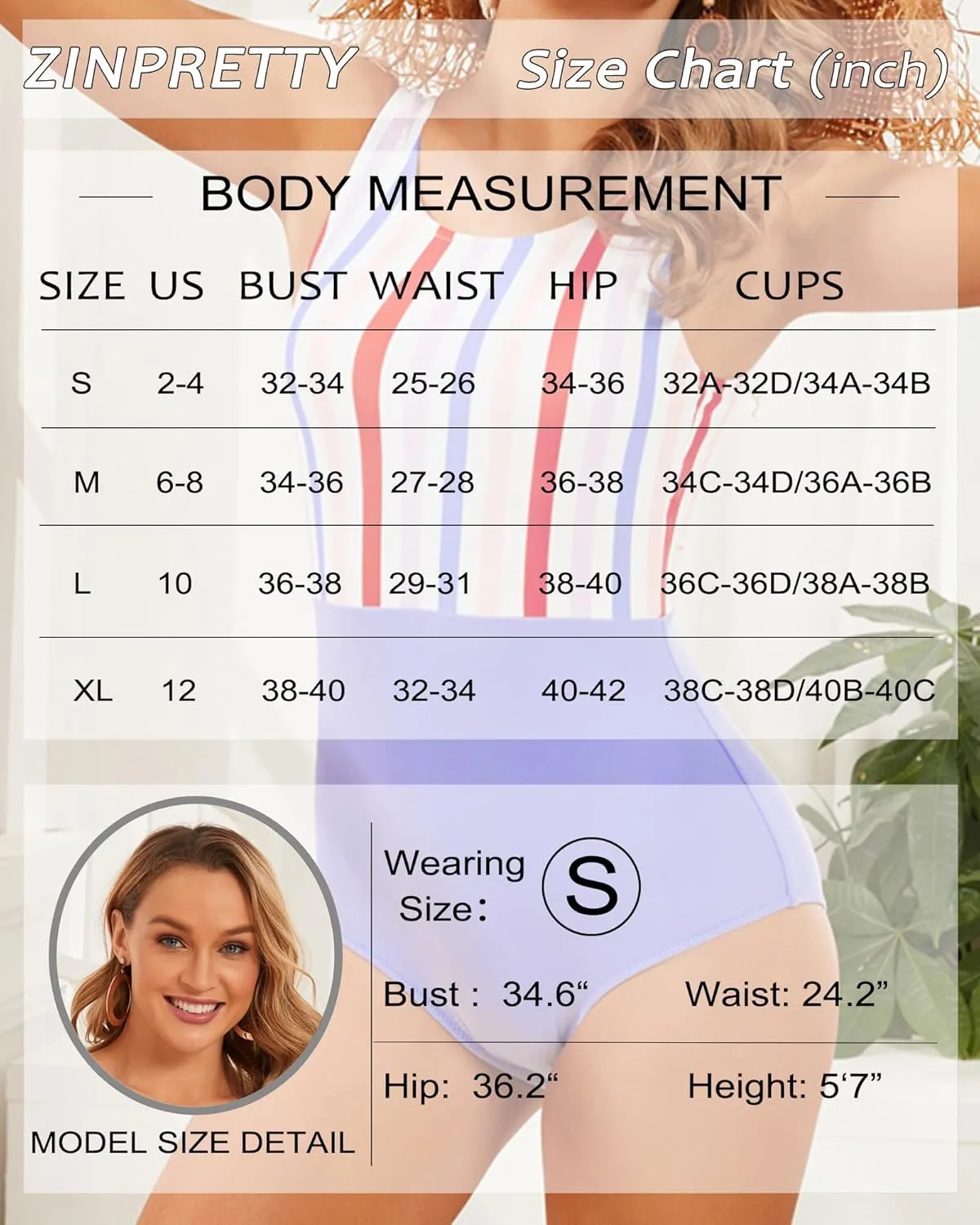 ZINPRETTY One Piece Swimsuit Women Bathing Suits Tummy Control Modest Full Coverage Monokini Girls Color Block Swim Suit 2025